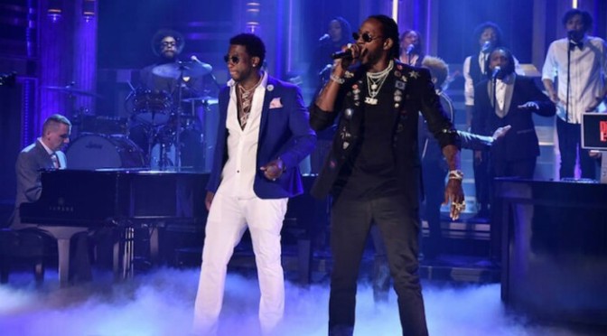 2 Chainz & Gucci Mane Perform “Good Drank” On The Tonight Show