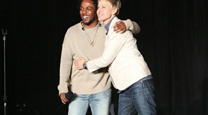 Kendrick Lamar Gifts Ellen with “DAMN” Nike Sneakers